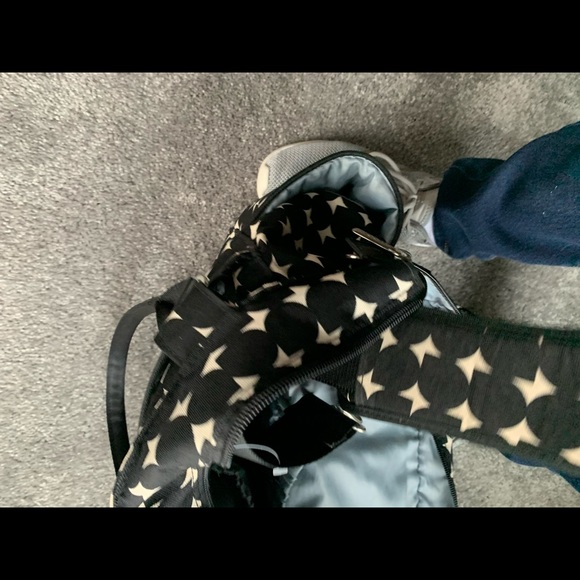 JJ Cole Diaper Bag Black / Ivory - Picture 7 of 7